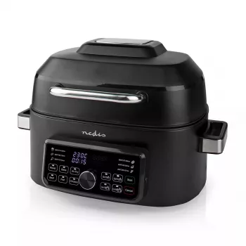 Karšto oro gruzdintuvė Nedis KAAFG600BK 6 L 1660 W Juoda