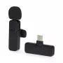 Belaidis įkraunamas apykaklinis mikrofonas USB-C Nedis MICW110BK