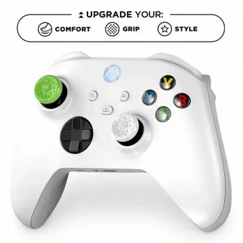 Pirštų guminukas valdymo svirtims SteelSeries 1020-XBX juoda žalia balta Xbox 360 One Series S X