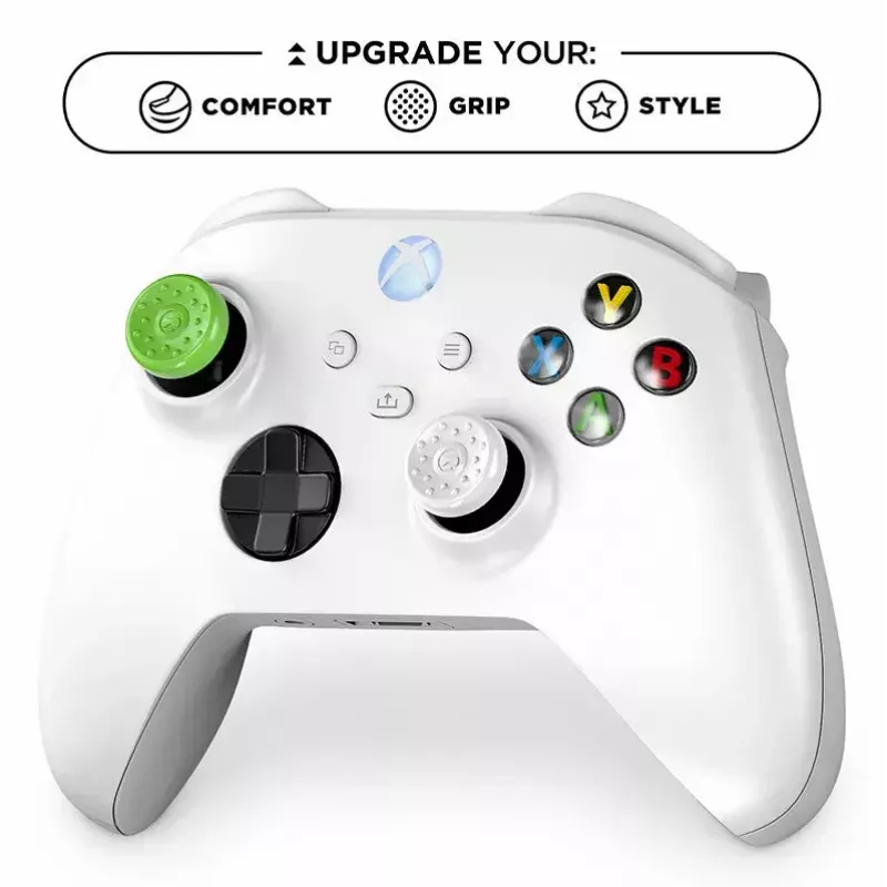 Pirštų guminukas valdymo svirtims SteelSeries 1020-XBX juoda žalia balta Xbox 360 One Series S X