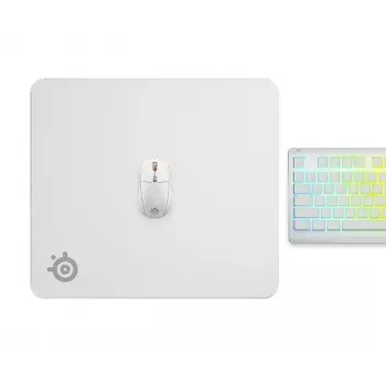 Pelėdos kilimėlis Steelseries QcK Large White 490x420 mm mikropluoštas