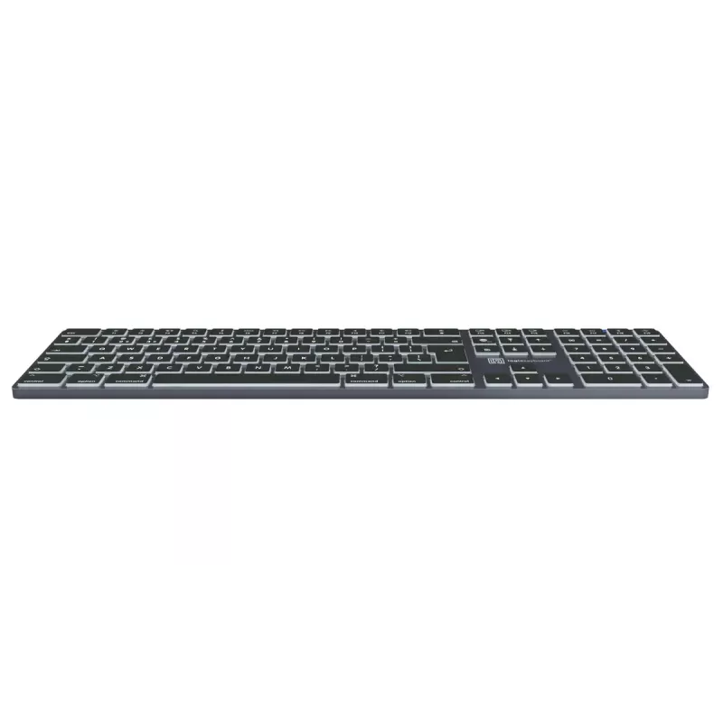 Pilno dydžio klaviatūra LogicKeyboard SKB-TM-UK USB + Bluetooth, QWERTY JK anglų, Titanium