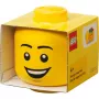 Laikymo galva LEGO® „Happy Boy“ mini, geltona, dekoratyvinis indas