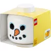 Room Copenhagen Storage Head Snowman large – baltas LEGO suderinamas žaislų laikymo indas