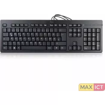 Laidinė klaviatūra HP 125 – HP 125 Wired Keyboard GR, USB jungtis, pilno dydžio išdėstymas