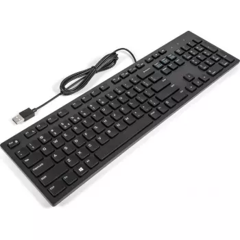 Laidinė USB daugialypė klaviatūra Dell KB216 — 104 klavišai, standartinis išdėstymas