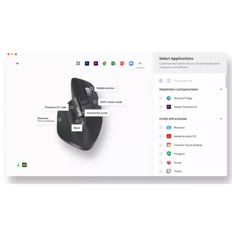 Pelė Logitech MX Master 3S belaidė RF + Bluetooth