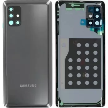 Galinis dangtelis Samsung A20s (A207) – atraminis korpuso gaubtas, juodas