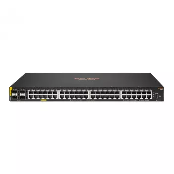 Valdomas HPE Aruba CX 6000 48 prievadų Gigabit PoE Class4 4xSFP 370W L3 1U stelažinis komutatorius