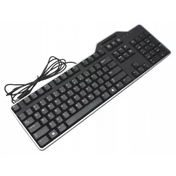 Prijungiama klaviatūra Dell CWFJ4 USB, 104 klavišai, pilno dydžio, USB-A jungtis