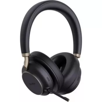 Belaidė ausinė Yealink BH76 Plus Teams – Juoda, USB-C/USB-A suderinamumas, sertifikuota Microsoft Teams