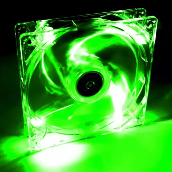 Kompiuterio korpuso ventiliatorius Akyga AW-12A-BG 120 mm, 1000 RPM, 66 CFM, permatomas