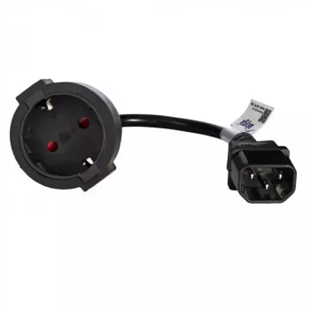 Maitinimo laidas Akyga AK-PC-10A — CEE7/4 į IEC, 0,15 m, 10 A, 250 V, juodas
