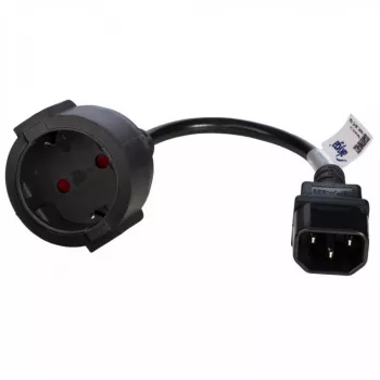 Maitinimo laidas Akyga AK-PC-10A — CEE7/4 į IEC, 0,15 m, 10 A, 250 V, juodas