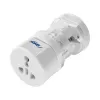 Maitinimo adapteris Akyga AK-AD-61 — vidaus 110–240 V, kompaktiškas baltas 48×48×86 mm