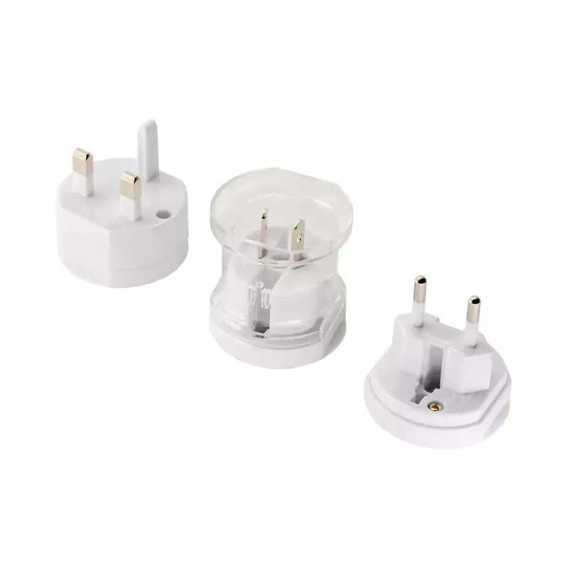 Maitinimo adapteris Akyga AK-AD-61 — vidaus 110–240 V, kompaktiškas baltas 48×48×86 mm