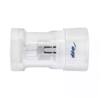 Maitinimo adapteris Akyga AK-AD-61 — vidaus 110–240 V, kompaktiškas baltas 48×48×86 mm