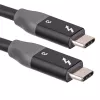 Akyga AK-USB-34 USB-C – USB-C Thunderbolt 3 kabelis, 40 Gbps, 100 W, 1,5 m, juodas