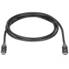 Akyga AK-USB-34 USB-C – USB-C Thunderbolt 3 kabelis, 40 Gbps, 100 W, 1,5 m, juodas
