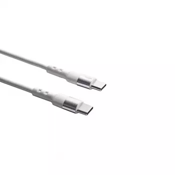 USB C į USB C laidas Akyga AK-USB-41, USB 2.0, 1,8 m, baltas