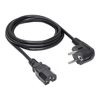 Maitinimo laidas Akyga AK-UP-08 CEE 7/7 – IEC C15, 1,8 m