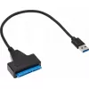 Adapteris SATA į USB-A Akyga AK-CA-86, USB 3.0, 30 cm laidas