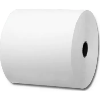 Terminio popieriaus ritinys QOLTEC 80 x 80 mm 65 g/m² kvitų spausdintuvams, 51889