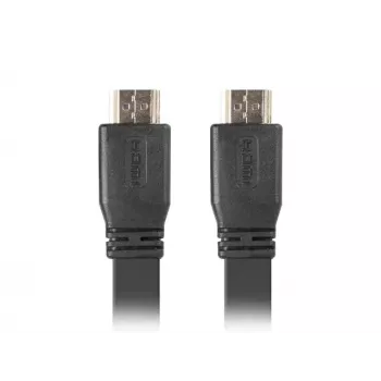HDMI kabelis LANBERG CA-HDMI-21CU-0030-BK, 3 m, HDMI A tipas (vyriškas–vyriškas), HDMI 2.0, 18 Gbit/s, ARC, paauksuoti kontaktai, juodas