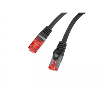 Tinklo kabelis Lanberg PCF6-10CU-0025-BK RJ-45 Cat6 0,25 m Juodas