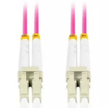 Šviesolaidinis kabelis LANBERG FO-LULU-MD41-0150-VT 15 m OM4 LC/UPC - LC/UPC pilnas dupleksas