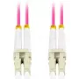 Šviesolaidinis kabelis LANBERG FO-LULU-MD41-0150-VT 15 m OM4 LC/UPC - LC/UPC pilnas dupleksas