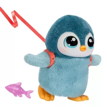Interaktyvus žaislas Cobi Little Live Pets Walking Penguin Kiwaczek MO-26535, baterijomis maitinamas vaikščiojantis pingvinas