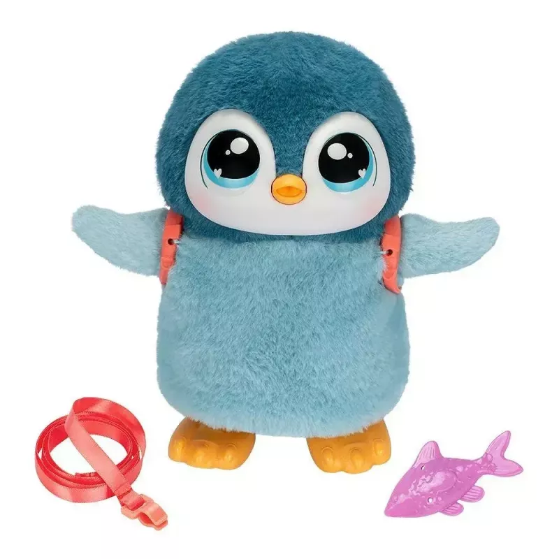 Interaktyvus žaislas Cobi Little Live Pets Walking Penguin Kiwaczek MO-26535, baterijomis maitinamas vaikščiojantis pingvinas