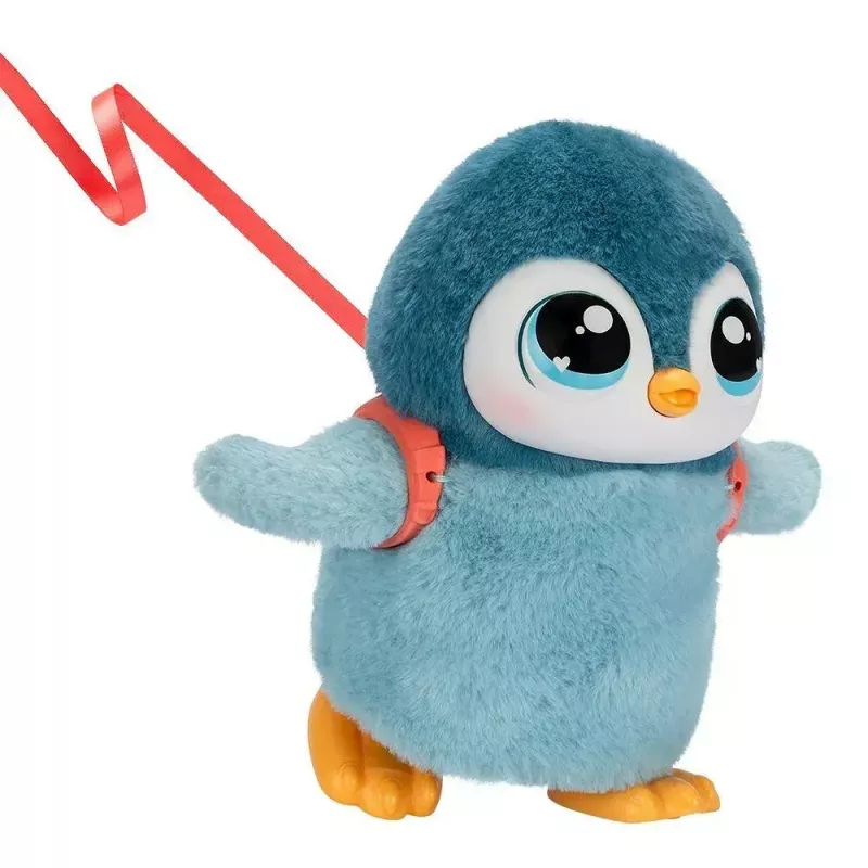 Interaktyvus žaislas Cobi Little Live Pets Walking Penguin Kiwaczek MO-26535, baterijomis maitinamas vaikščiojantis pingvinas