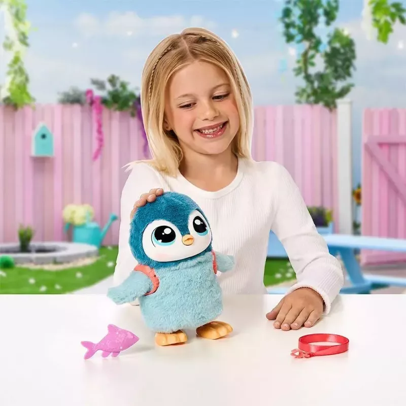 Interaktyvus žaislas Cobi Little Live Pets Walking Penguin Kiwaczek MO-26535, baterijomis maitinamas vaikščiojantis pingvinas