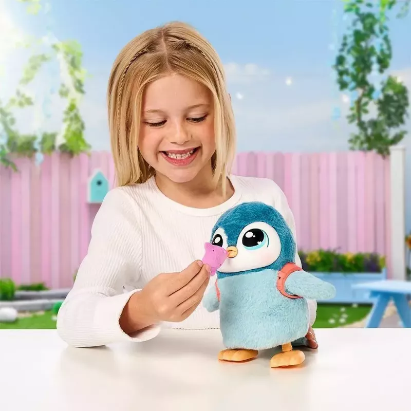 Interaktyvus žaislas Cobi Little Live Pets Walking Penguin Kiwaczek MO-26535, baterijomis maitinamas vaikščiojantis pingvinas