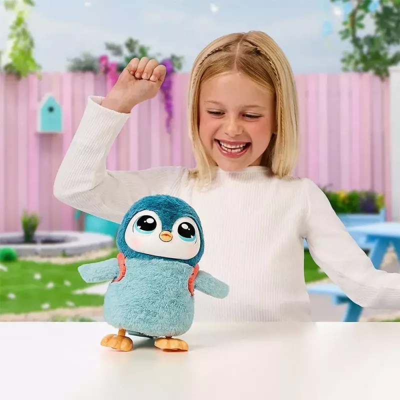 Interaktyvus žaislas Cobi Little Live Pets Walking Penguin Kiwaczek MO-26535, baterijomis maitinamas vaikščiojantis pingvinas