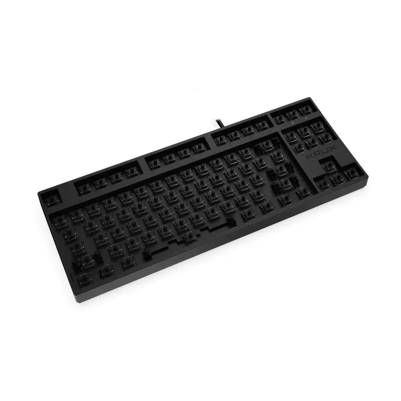 KRUX Atax PRO RGB žaidimų klaviatūra, mechaninė, USB, QWERTY anglų, juoda, Tenkeyless