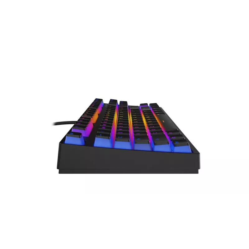 KRUX Atax PRO RGB žaidimų klaviatūra, mechaninė, USB, QWERTY anglų, juoda, Tenkeyless
