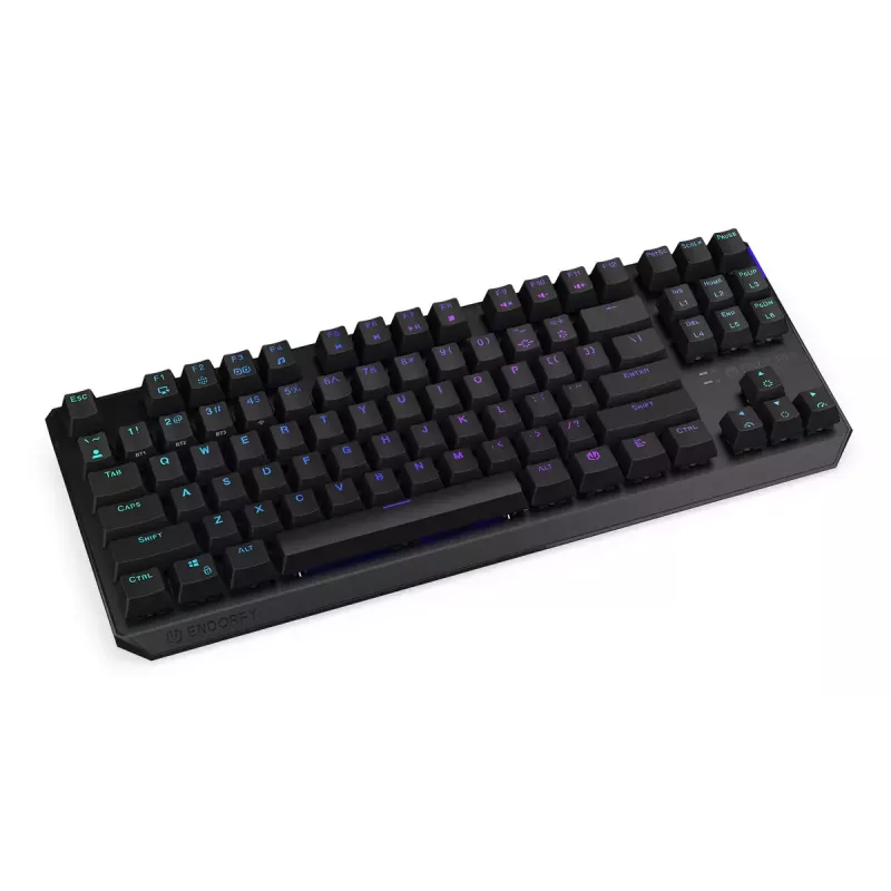 Klaviatūra ENDORFY Thock TKL Wireless Black mechaninė RGB LED 87 klavišų