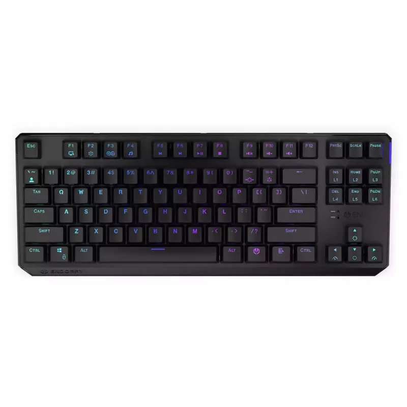 Klaviatūra ENDORFY Thock TKL Wireless Black mechaninė RGB LED 87 klavišų