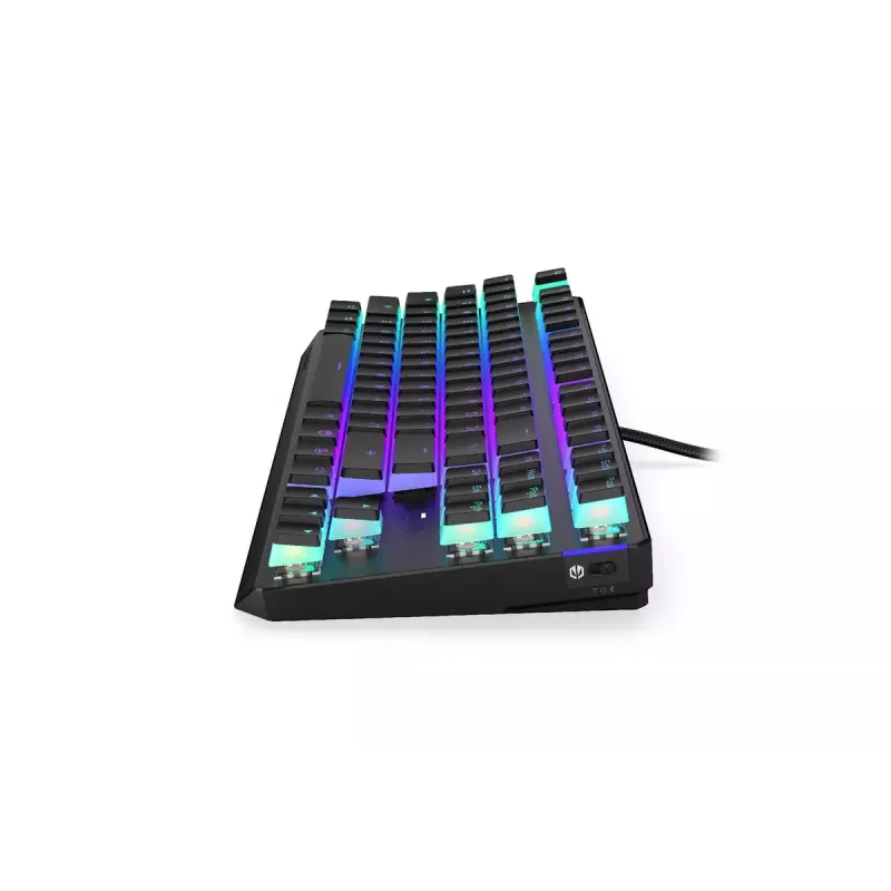 Žaidimų klaviatūra ENDORFY TKL USB Mechaninė 87 klavišų RGB Juoda
