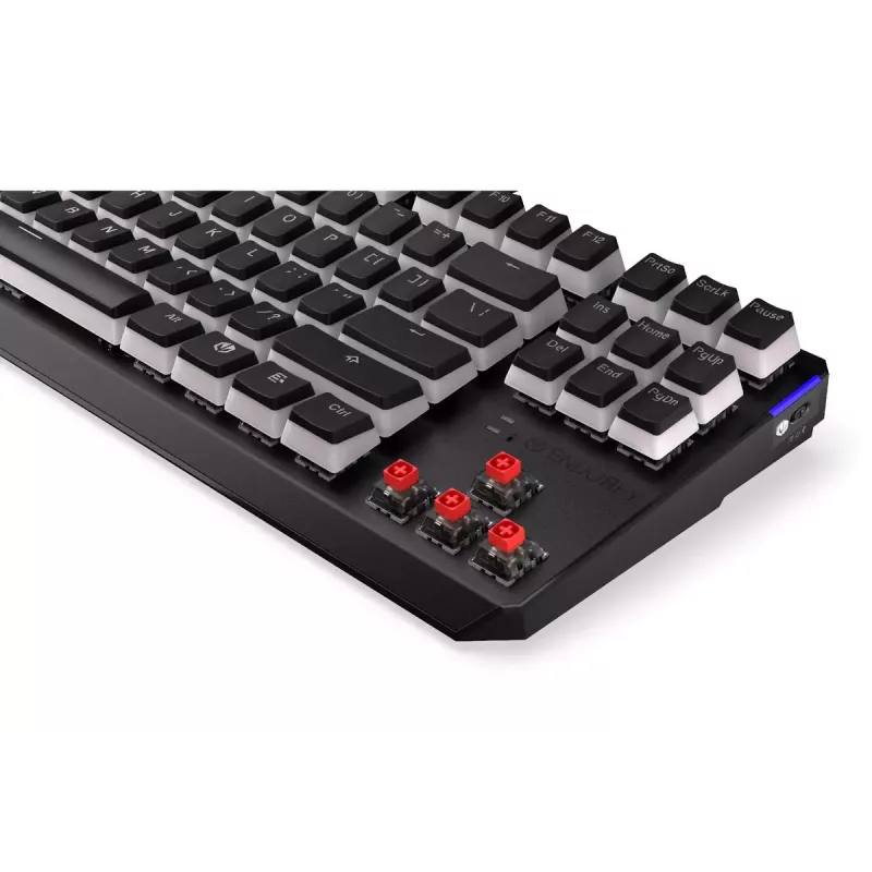 Žaidimų klaviatūra ENDORFY TKL USB Mechaninė 87 klavišų RGB Juoda