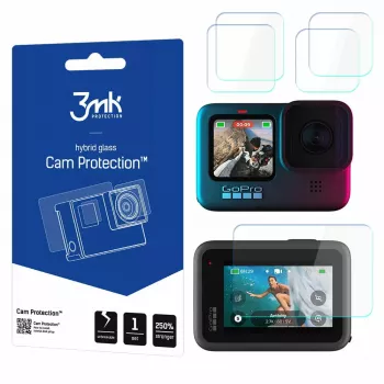 3MK Cam Protection 3MK HERO 9/10 Black 1 vnt. – Apsauginis dangtelis HERO 9/10 Black