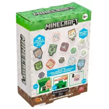 Epee Naklejkomat 3D Minecraft papildymo rinkinys – suderinami lipdukai ir dalys