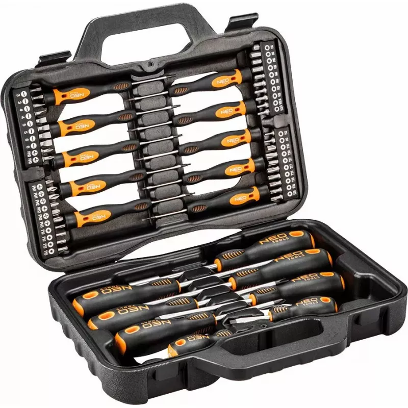 Nešiojamas įrankių dėklas NEO tools 04-211, tvirtas plastikas, nešimo rankena, kompaktiškas