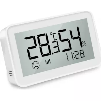 Temperatūros, drėgmės ir oro kokybės jutiklis Nous E6 ZigBee 3.0