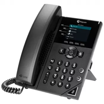 IP telefonas Poly 250 juodas 4 linijos LCD 2200-48820-025