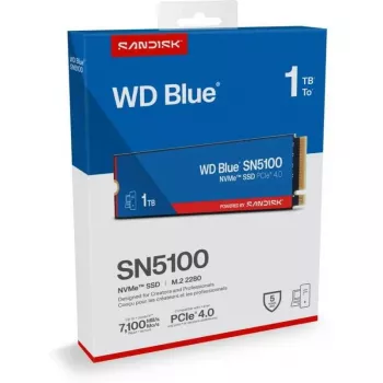 Kietasis diskas SANDISK WD Blue SN5100 NVMe 1TB – vidinis PCIe SSD, 1 TB talpa