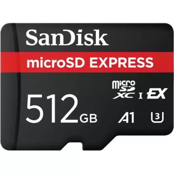 SANDISK GamePlay microSDXC 512 GB Class 10 UHS-I U3 V30 atminties kortelė žaidimams ir vaizdo įrašams